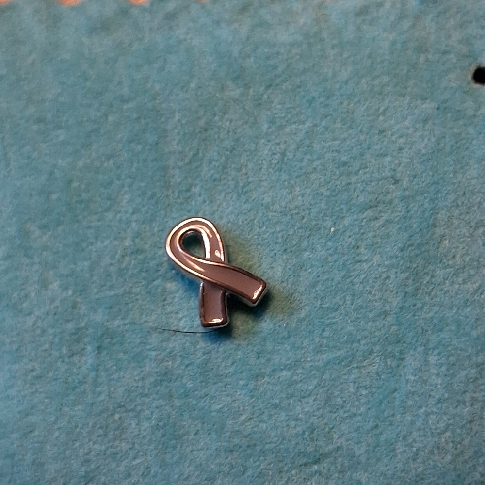Light Purple Silver Awareness Charm Origami Owl